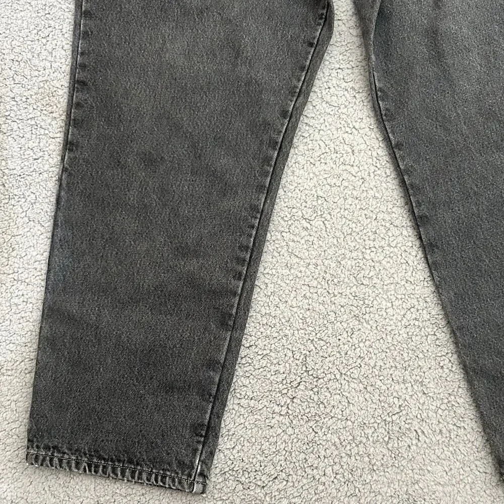 LL Bean Jeans Men’s 40x32 Black Denim Classic Fit Flannel Lined Outdoor Workwear - Picture 5 of 16